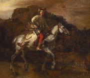 REMBRANDT Harmenszoon van Rijn The Polish rider (mk33) USA oil painting artist